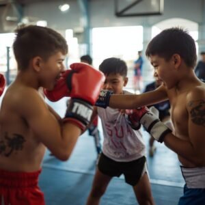 more images of kids boxing